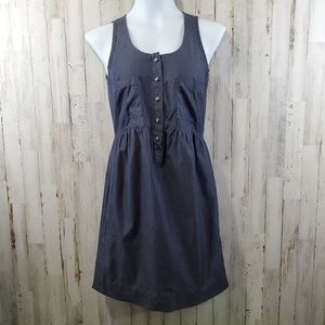 J Crew Womens Dress 0 Blue Chambray Sleeveless Sheath U17